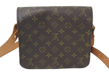 Load image into Gallery viewer, LOUIS VUITTON ルイ ヴィトン カルトシエールMM ショルダーバッグ M51253 モノグラムキャンバス ブラウン 美品 中古 4c073012