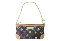 画像をギャラリービューアに読み込む, 極美品 LOUIS VUITTON ルイヴィトン ポーチ M60097 ポシェット ミラMM モノグラムマルチカラー ブラック 中古 4c073013