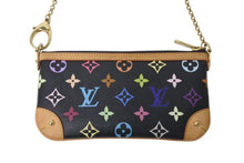 画像をギャラリービューアに読み込む, 極美品 LOUIS VUITTON ルイヴィトン ポーチ M60097 ポシェット ミラMM モノグラムマルチカラー ブラック 中古 4c073013