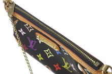 画像をギャラリービューアに読み込む, 極美品 LOUIS VUITTON ルイヴィトン ポーチ M60097 ポシェット ミラMM モノグラムマルチカラー ブラック 中古 4c073013