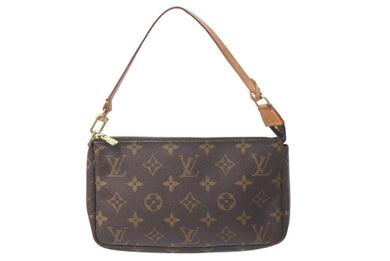 LOUIS VUITTON ルイヴィトン モノグラム ポシェット アクセソワール アクセサリーポーチ アクセポ 旧型 M51980 美品 中古 4c073016