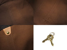 画像をギャラリービューアに読み込む, LOUIS VUITTON ルイヴィトン キーポル55 ボストンバッグ M41424 モノグラム PVCコーティングキャンバス ヌメ革 ブラウン 美品 中古 4c073017