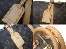 画像をギャラリービューアに読み込む, LOUIS VUITTON ルイヴィトン キーポル55 ボストンバッグ M41424 モノグラム PVCコーティングキャンバス ヌメ革 ブラウン 美品 中古 4c073017