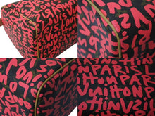 画像をギャラリービューアに読み込む, 極美品 LOUIS VUITTON ルイヴィトン モノグラム グラフィティ スピーディ30 ハンドバッグ M93704 ピンク PVC ヌメ革 中古 4c073019