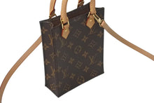 画像をギャラリービューアに読み込む, 新品同様品 LOUIS VUITTON ルイヴィトン プティットサックプラ ハンドバッグ M69442 2WAY モノグラム ブラウン ゴールド金具 中古 4c073023