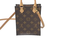 画像をギャラリービューアに読み込む, 新品同様品 LOUIS VUITTON ルイヴィトン プティットサックプラ ハンドバッグ M69442 2WAY モノグラム ブラウン ゴールド金具 中古 4c073023