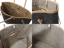 画像をギャラリービューアに読み込む, LOUIS VUITTON ルイヴィトン ネヴァーフルMM トートバッグ M40156 モノグラム ブラウン ゴールド金具 美品 中古 4c073024