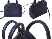 画像をギャラリービューアに読み込む, 極美品 LOUIS VUITTON ルイヴィトン アルマBB 2WAYバッグ ハンドバッグ ショルダーバッグ M40862 IC エピレザー ネイビー 中古 4c073025