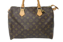 画像をギャラリービューアに読み込む, LOUIS VUITTON ルイヴィトン スピーディ30 ハンドバッグ M41526 モノグラムキャンバス ブラウン 美品 中古 4c073028