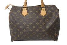 画像をギャラリービューアに読み込む, LOUIS VUITTON ルイヴィトン スピーディ30 ハンドバッグ M41526 モノグラムキャンバス ブラウン 美品 中古 4c073028