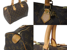 画像をギャラリービューアに読み込む, LOUIS VUITTON ルイヴィトン スピーディ30 ハンドバッグ M41526 モノグラムキャンバス ブラウン 美品 中古 4c073028