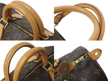 画像をギャラリービューアに読み込む, LOUIS VUITTON ルイヴィトン スピーディ30 ハンドバッグ M41526 モノグラムキャンバス ブラウン 美品 中古 4c073028