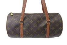 画像をギャラリービューアに読み込む, LOUIS VUITTON ルイヴィトン ハンドバック パピヨン30 GM 筒型 モノグラム M51365 ゴールド金具 ブラウン 美品 中古 4c073032