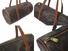画像をギャラリービューアに読み込む, LOUIS VUITTON ルイヴィトン ハンドバック パピヨン30 GM 筒型 モノグラム M51365 ゴールド金具 ブラウン 美品 中古 4c073032