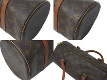 画像をギャラリービューアに読み込む, LOUIS VUITTON ルイヴィトン ハンドバック パピヨン30 GM 筒型 モノグラム M51365 ゴールド金具 ブラウン 美品 中古 4c073032