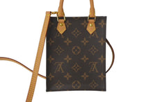 Load image into Gallery viewer, 極美品 LOUIS VUITTON ルイヴィトン プティットサックプラ 2WAY ハンドバッグ M69442 モノグラム ブラウン 中古 4c073033