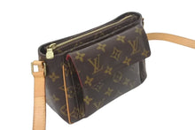 画像をギャラリービューアに読み込む, LOUIS VUITTON ルイヴィトン ショルダーバッグ M51165 ヴィバシテPM ブラウン モノグラム ゴールド金具 美品 中古 4c073034