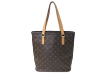 画像をギャラリービューアに読み込む, LOUIS VUITTON ルイ ヴィトン ヴァヴァンGM トートバッグ M51170 モノグラム PVC レザー ブラウン 美品 中古 4c073036