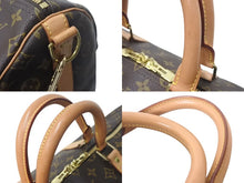 画像をギャラリービューアに読み込む, 極美品 LOUIS VUITTON ルイヴィトン キーポルバンドリエール55 ボストンバッグ M41414 モノグラム PVCコーティングキャンバス ヌメ革 ブラウン 中古 4c073040