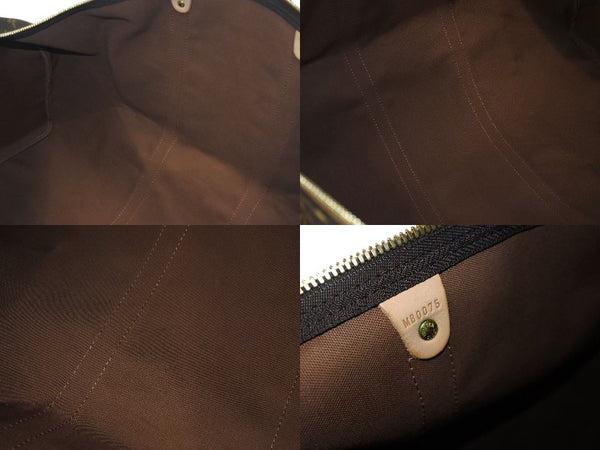 Very good condition LOUIS VUITTON Keepall Bandouliere 60 Boston bag M41412 Monogram PVC tanned leather Brown Used 4c073041