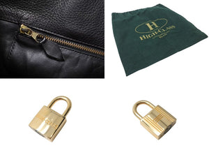 ハイクラス　ヘンリー　ハンドバッグ　ゴールド金具　南京錠　カデナ　自立 極美品】ヘンリー ハイクラス ハンドバッグ 35 カデナ ゴールド金具