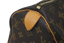 画像をギャラリービューアに読み込む, LOUIS VUITTON ルイヴィトン モノグラム キーポル45 ボストンバッグ M41428 PVCコーティングキャンバス ヌメ革 ブラウン ゴールド金具 美品 中古 4c073051