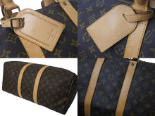 画像をギャラリービューアに読み込む, LOUIS VUITTON ルイヴィトン モノグラム キーポル45 ボストンバッグ M41428 PVCコーティングキャンバス ヌメ革 ブラウン ゴールド金具 美品 中古 4c073051