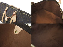 画像をギャラリービューアに読み込む, LOUIS VUITTON ルイヴィトン キーポル60 ボストンバッグ M41422 モノグラム ブラウン PVCコーティングキャンバス ヌメ革 美品 中古 4c073055