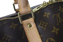 画像をギャラリービューアに読み込む, LOUIS VUITTON ルイヴィトン キーポル55 ボストンバッグ M41424 モノグラム PVCコーティングキャンバス ヌメ革 ブラウン 美品 中古 4c073057