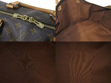 画像をギャラリービューアに読み込む, LOUIS VUITTON ルイヴィトン キーポルバンドリエール60 ボストンバッグ M41412 モノグラム PVC ヌメ革 ブラウン 美品 中古 4c073058