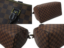 画像をギャラリービューアに読み込む, LOUIS VUITTON ルイヴィトン スピーディ30 ハンドバッグ ダミエ N41531 ゴールド金具 ブラウン 美品 中古 4c073064