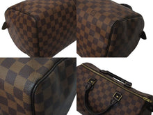 画像をギャラリービューアに読み込む, LOUIS VUITTON ルイヴィトン スピーディ30 ハンドバッグ ダミエ N41531 ゴールド金具 ブラウン 美品 中古 4c073064