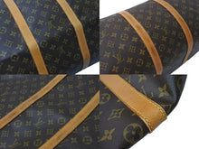 画像をギャラリービューアに読み込む, LOUIS VUITTON ルイヴィトン キーポル55 ボストンバッグ M41424 モノグラム PVCコーティングキャンバス ヌメ革 ブラウン 美品 中古 4c073071