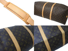 画像をギャラリービューアに読み込む, LOUIS VUITTON ルイヴィトン キーポル60 ボストンバッグ M41422 モノグラム ブラウン PVC ヌメ革 レザー 美品 中古 4c073073