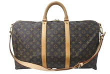画像をギャラリービューアに読み込む, LOUIS VUITTON ルイヴィトン キーポル50 ボストンバッグ M41416 モノグラム ブラウン ゴールド金具 美品 中古 4c073074