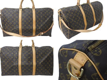 画像をギャラリービューアに読み込む, LOUIS VUITTON ルイヴィトン キーポル50 ボストンバッグ M41416 モノグラム ブラウン ゴールド金具 美品 中古 4c073074