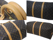 画像をギャラリービューアに読み込む, LOUIS VUITTON ルイヴィトン キーポル50 ボストンバッグ M41416 モノグラム ブラウン ゴールド金具 美品 中古 4c073074