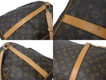 画像をギャラリービューアに読み込む, LOUIS VUITTON ルイヴィトン キーポル55 ボストンバッグ M41414 モノグラム PVCコーティングキャンバス ヌメ革 ブラウン 美品 中古 4c073075