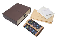 画像をギャラリービューアに読み込む, 新品同様 LOUIS VUITTON ルイヴィトン モノグラムマルチカラー ポルトモネ プラ コインケース 村上隆 小銭入れ 財布 M92656 中古 4c073080