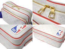 画像をギャラリービューアに読み込む, 新品未使用 LOUISVUITTON ルイヴィトン LVxNBA ナイル メッセンジャーPM 2021CR ショルダーバッグ M45583 ホワイト ブルー レッド 中古 4c073086