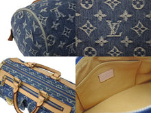 Load image into Gallery viewer, LOUIS VUITTON ルイヴィトン ネオスピーディ ハンドバッグ M95019 モノグラムデニム ゴールド金具 美品 中古 4c073087