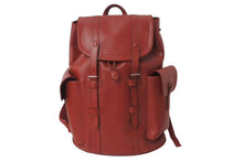 Load image into Gallery viewer, 極美品 LOUIS VUITTON ルイヴィトン クリストファー PM リュック バックパック M58828 エピ レザー レッド シルバー金具 中古 4c073089