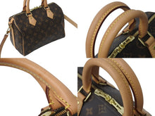 画像をギャラリービューアに読み込む, 新品同様 LOUIS VUITTON ルイヴィトン スピーディ バンドリエール25 ハンドバッグ M41113 2WAY ショルダー モノグラム ブラウン 新型 中古 4c073100