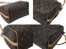 画像をギャラリービューアに読み込む, 新品同様 LOUIS VUITTON ルイヴィトン スピーディ バンドリエール25 ハンドバッグ M41113 2WAY ショルダー モノグラム ブラウン 新型 中古 4c073100