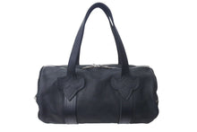 画像をギャラリービューアに読み込む, 新品未使用 CHROME HEARTS クロムハーツ ハンドバッグ ミニボストン BSフレア ダガージップ レザー ブラック 中古 4c073104