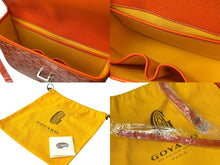画像をギャラリービューアに読み込む, 新品未使用 GOYARD ゴヤール ベルヴェデーレ PM ショルダーバッグ オレンジ BELVE3PMLTY07CG07P PVC レザー ヘリンボーン柄 中古 4c073112
