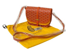 画像をギャラリービューアに読み込む, 新品未使用 GOYARD ゴヤール ベルヴェデーレ PM ショルダーバッグ オレンジ BELVE3PMLTY07CG07P PVC レザー ヘリンボーン柄 中古 4c073112