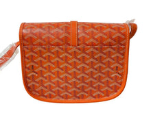 画像をギャラリービューアに読み込む, 新品未使用 GOYARD ゴヤール ベルヴェデーレ PM ショルダーバッグ オレンジ BELVE3PMLTY07CG07P PVC レザー ヘリンボーン柄 中古 4c073112