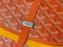 画像をギャラリービューアに読み込む, 新品未使用 GOYARD ゴヤール ベルヴェデーレ PM ショルダーバッグ オレンジ BELVE3PMLTY07CG07P PVC レザー ヘリンボーン柄 中古 4c073112