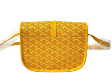 画像をギャラリービューアに読み込む, 新品未使用 GOYARD ゴヤール ベルヴェデーレ PM ショルダーバッグ イエロー BELVE3PMLTY08CG08P PVC レザー ヘリンボーン柄 中古 4c073113